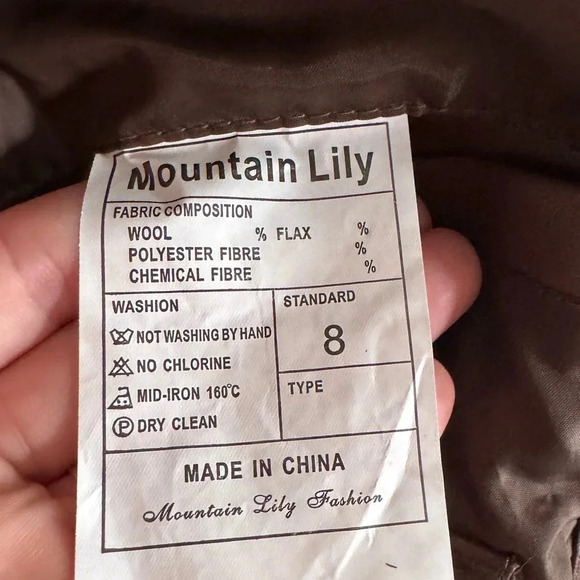 Hang hang hou Brown leather jacket - Picture 7 of 13